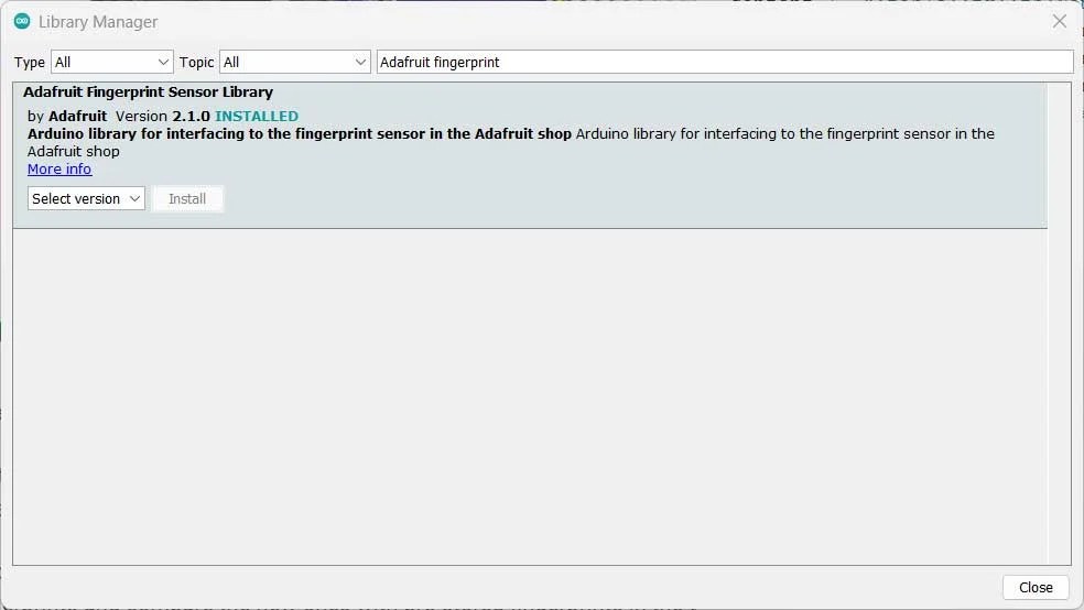 Interfacing R307 Fingerprint Sensor With Arduino