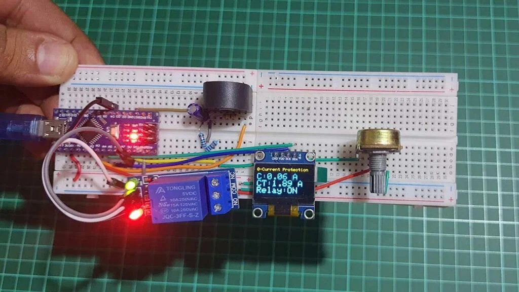 Overcurrent Protection Circuit using Arduino & CT Sensor IoT Projects