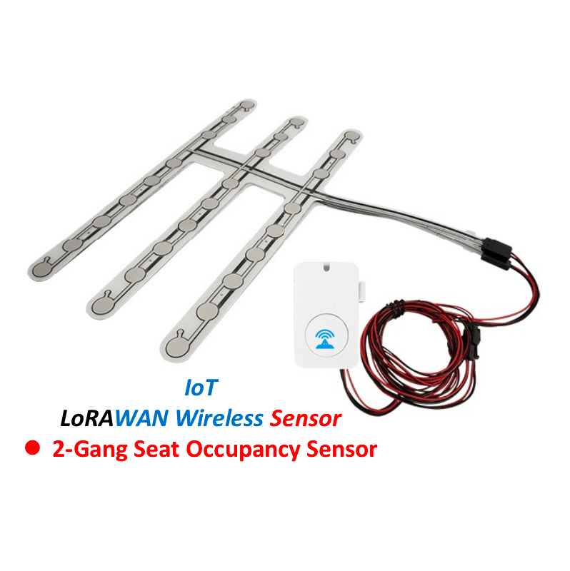 IoT Wireless 2Gang Seat Occupancy Sensor IoT Wireless Sensors Supplier