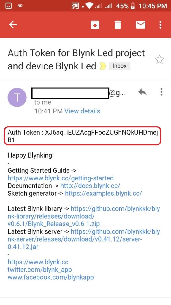 ESP32 based Switch Notification Project using Blynk IoT Starters
