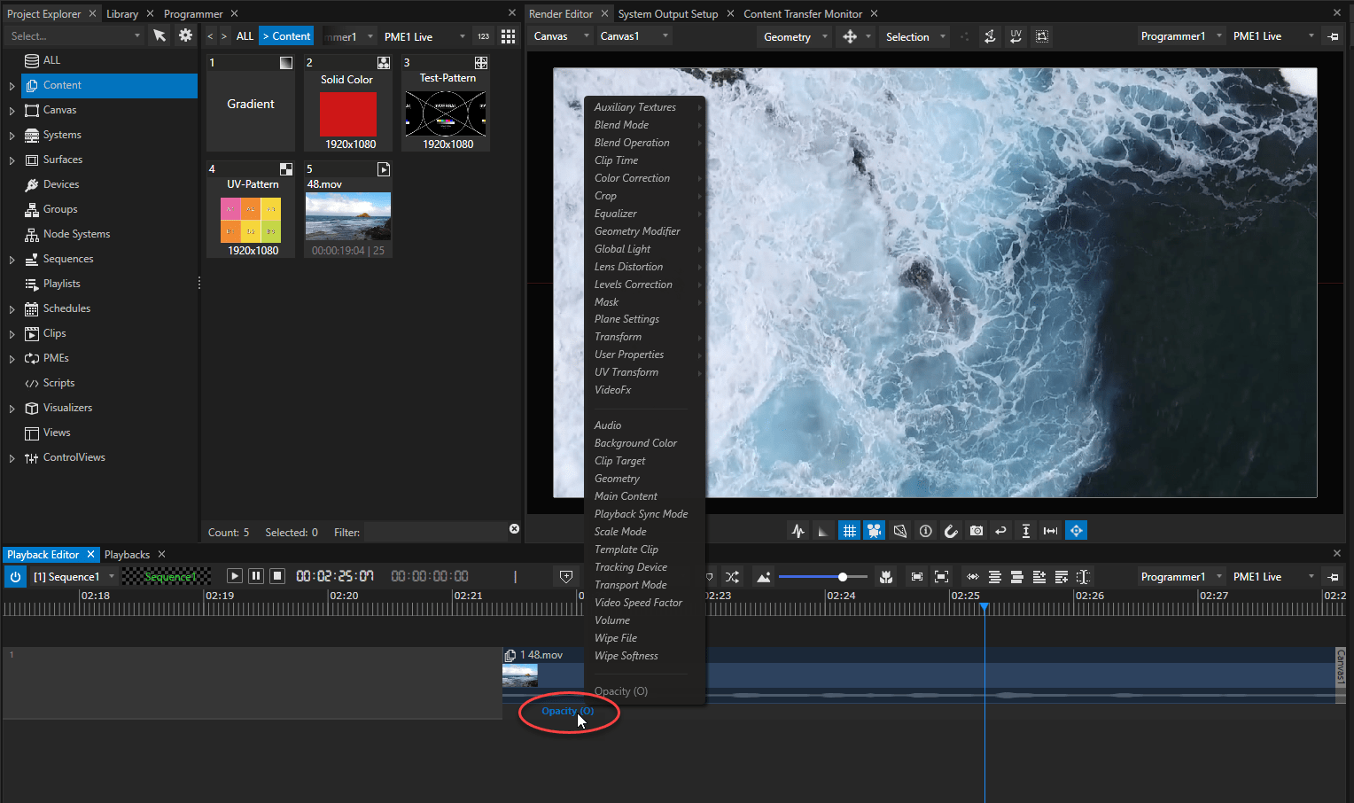 Getting Started > Content Editing, Composition & Playout > Keyframes
