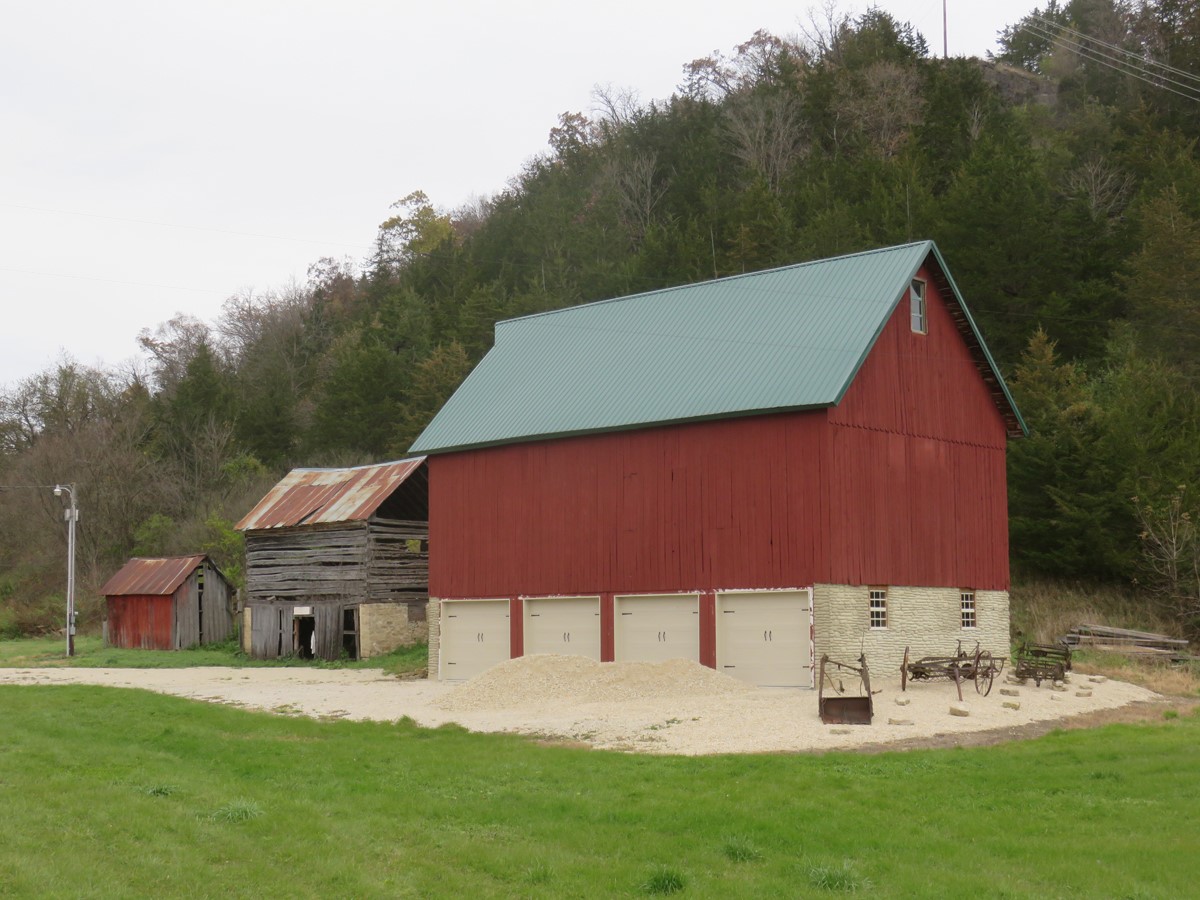 Barn restored in Allamakee County Iowa Barns