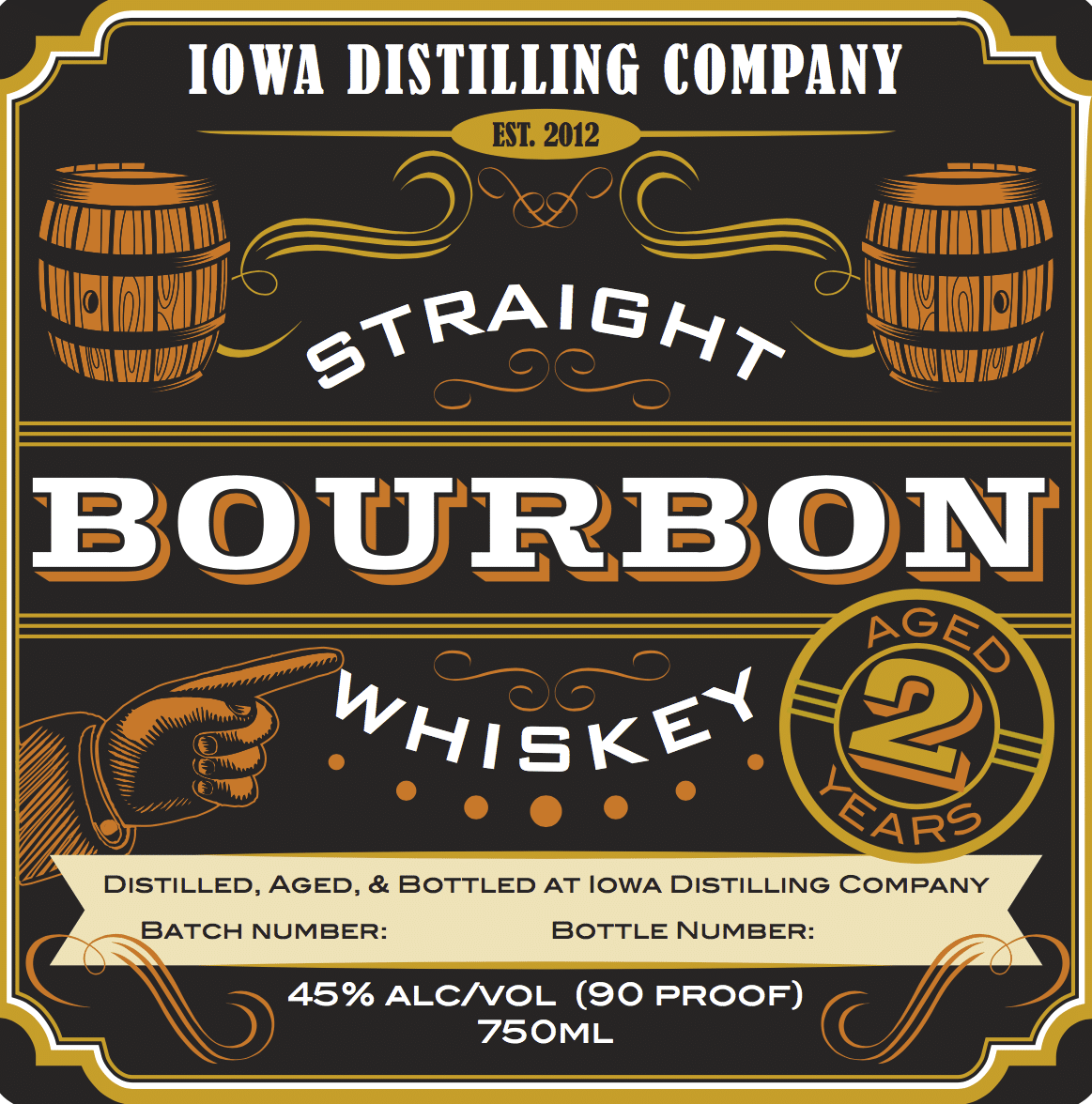 Distributor Support Iowa Distilling Company
