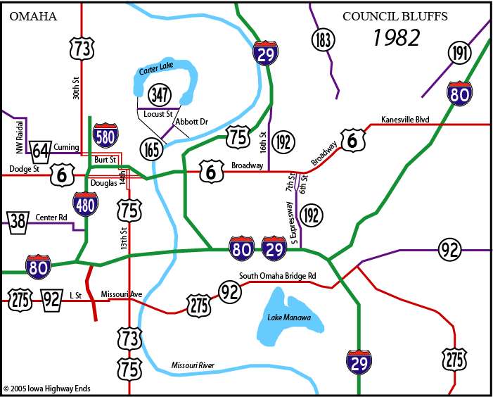 Council Bluffs Maps