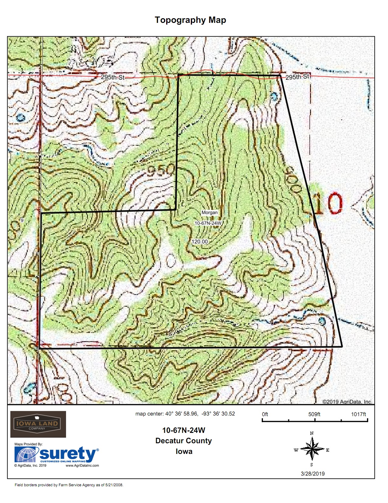 Decatur County, Iowa 120 +/ Acres Hardwood Timber Powerhouse Iowa
