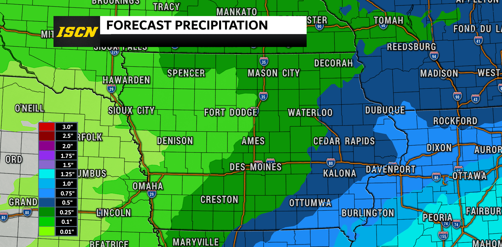 Wet Wednesday Across Iowa