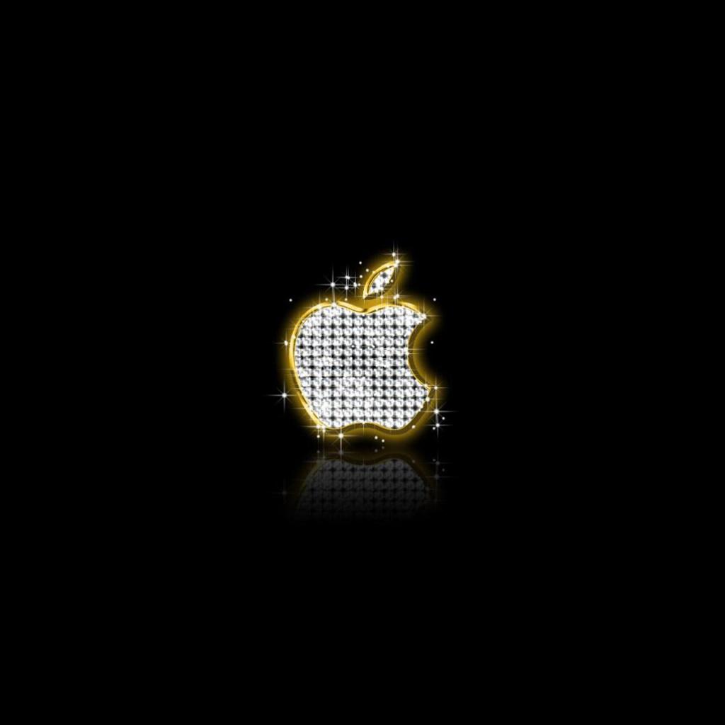Apple Bling iPad Wallpaper