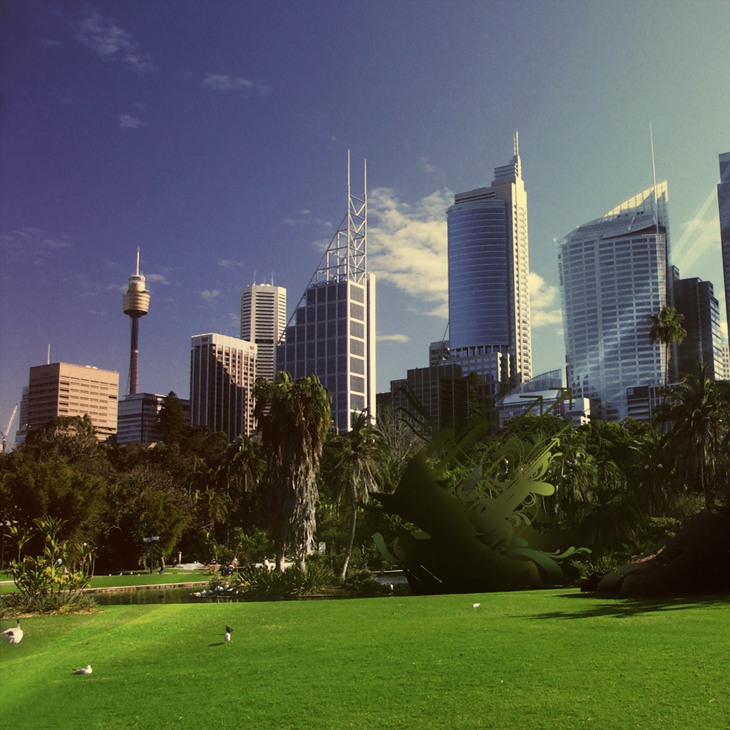 City Skyline iPad Wallpaper