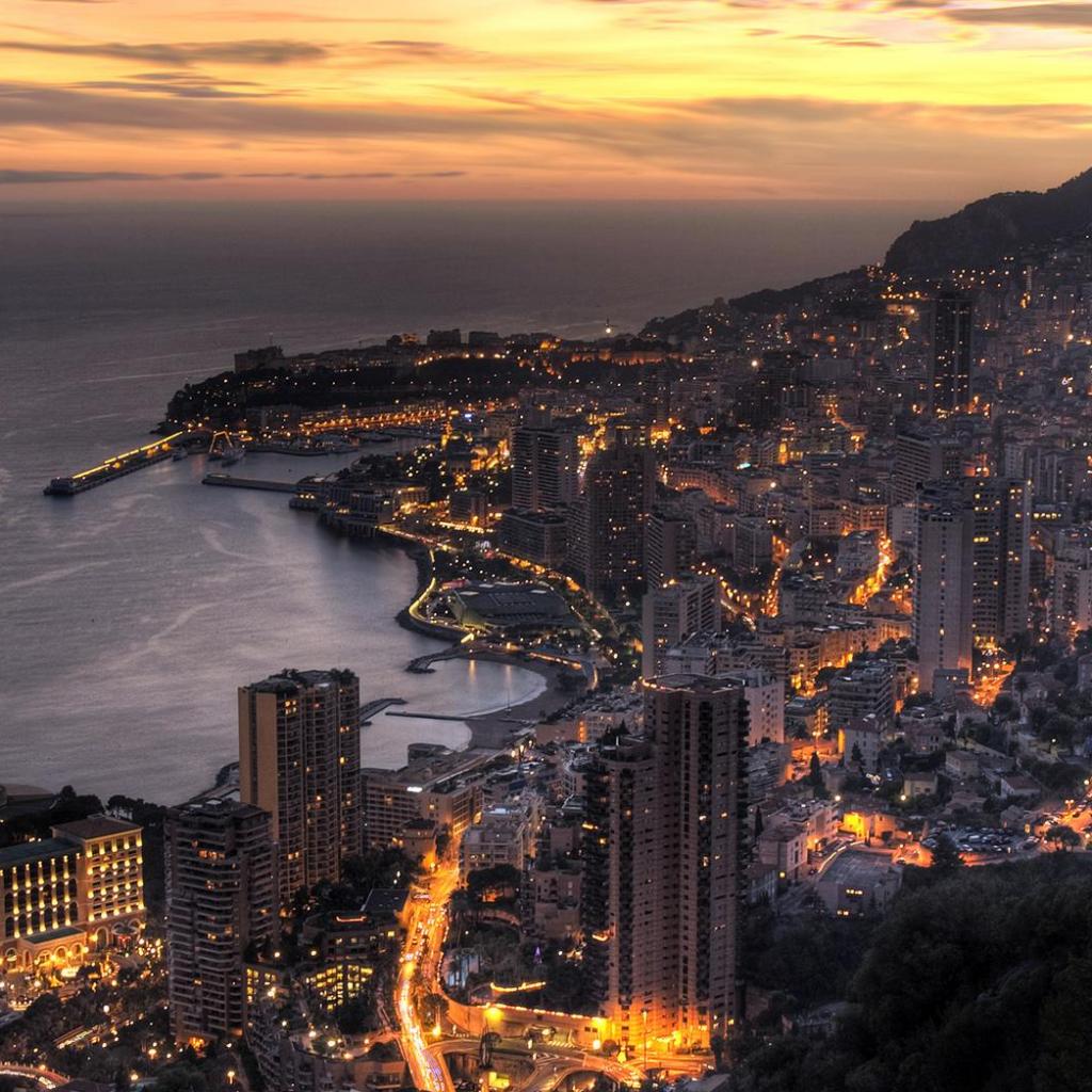 Monaco City iPad Wallpaper