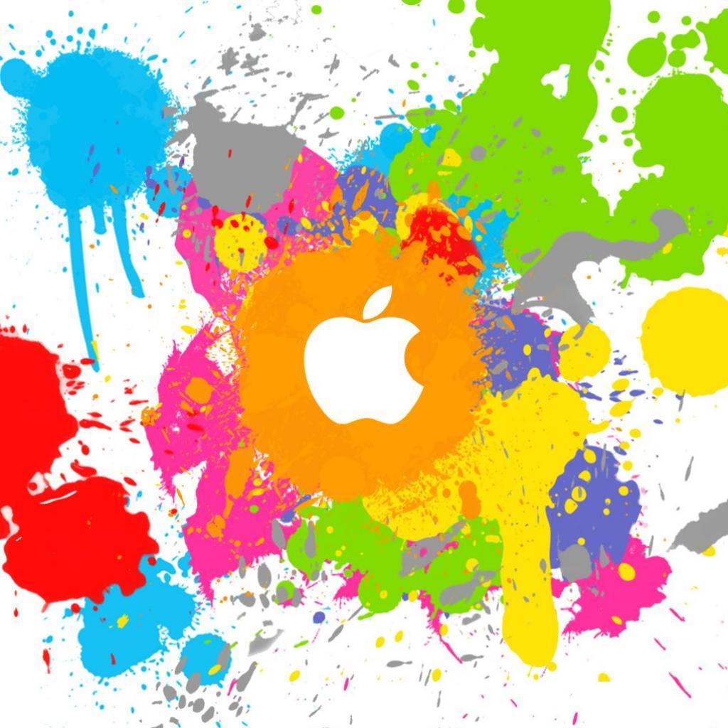 Paint Splatter iPad Wallpaper