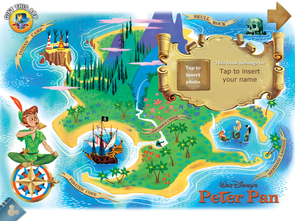 Peter Pan Disney Classics App Review Take A Trip To Neverland iPad