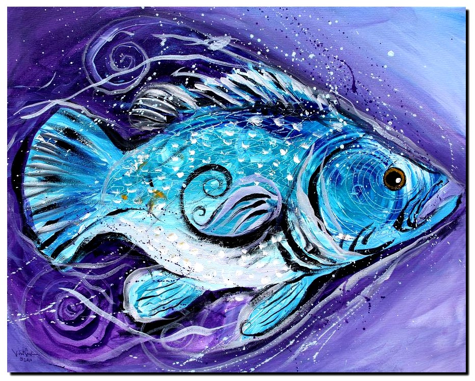 “Abstract Triple Fin” (2010) Worldrenowned Artist, J. Vincent