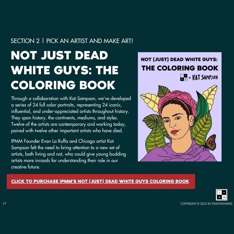 Elementary & Middle School Arts Lesson Plan Book IPaintMyMind