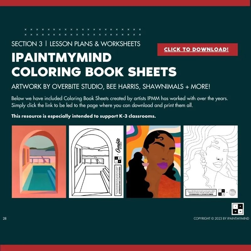 Elementary & Middle School Arts Lesson Plan Book IPaintMyMind
