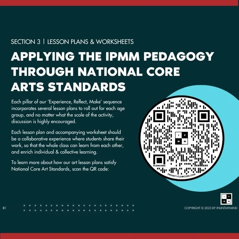Elementary & Middle School Arts Lesson Plan Book IPaintMyMind