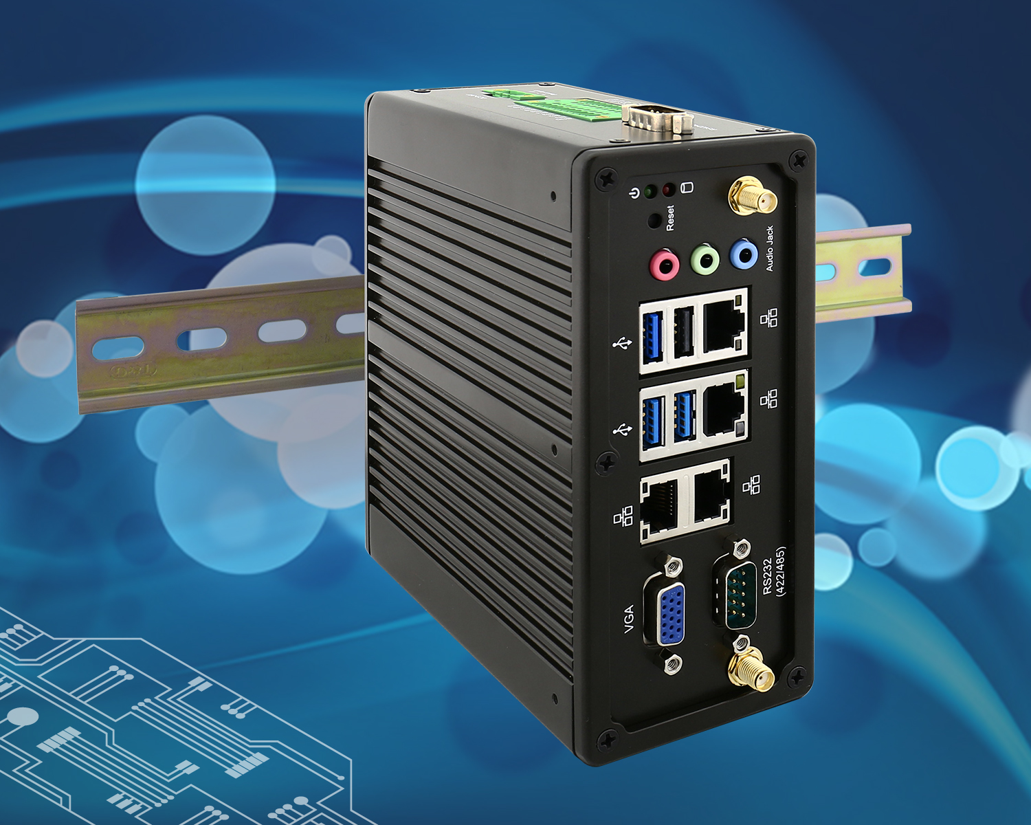 Máy Tính Công Nghiệp Winmate DIN Rail Box PC IBDRW100EXP