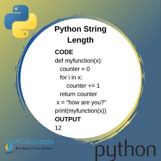 Python String Length How to Calculate String Lenght in Python?⋆ IpCisco