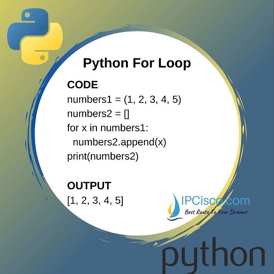 Python For Loop How To Use Python For Loops? For Loops ⋆ IpCisco