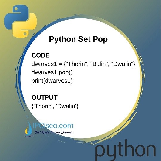 Python Set Remove Methods Remove Discard Pop Clear ⋆ IpCisco