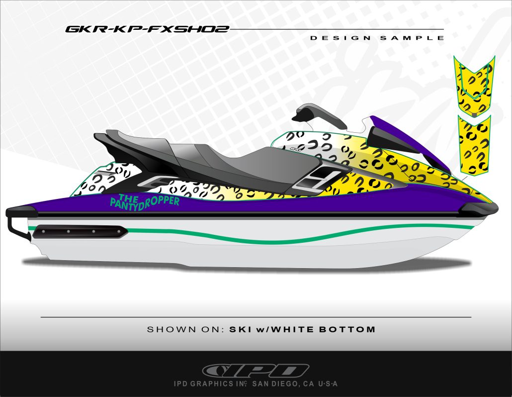 Yamaha Gen2 FXHO, FXSHO & FXSVHO Rec Graphics Kit (Kenny Powers Design