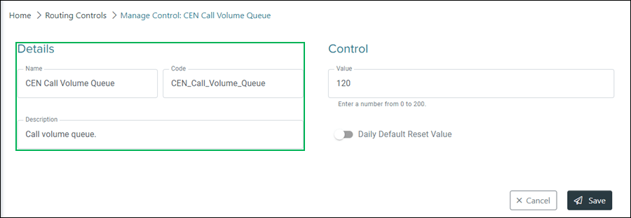Manage a Throttle Control