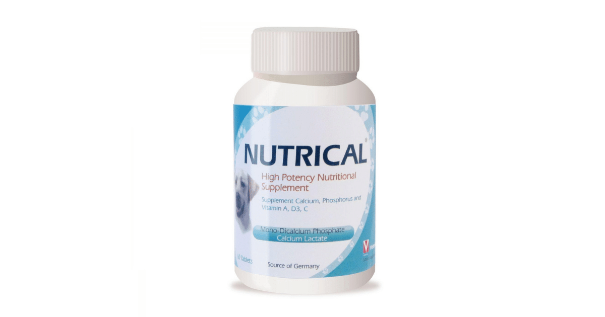 Nutrical Calcium Supplement For Dog 60 Tablets วิตามินเสริมแคลเซียม