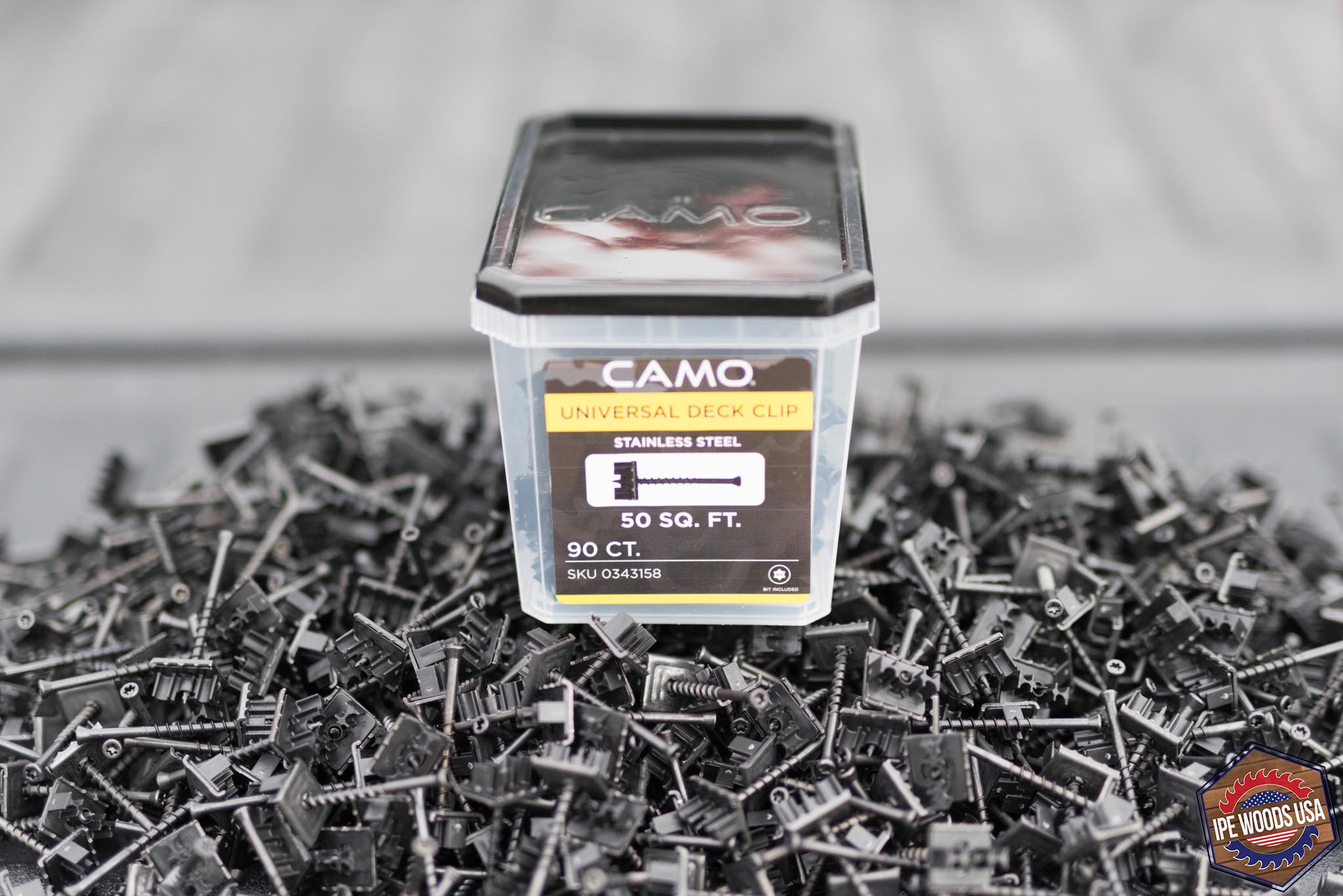 CAMO Universal Deck Clips (90 ct) Ipe Woods USA