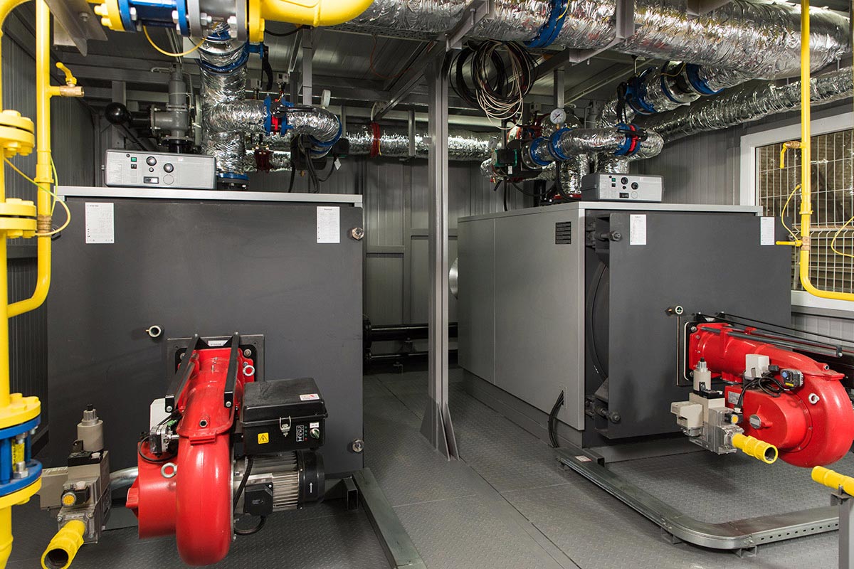 Boiler houses produced by Factory GazSintez