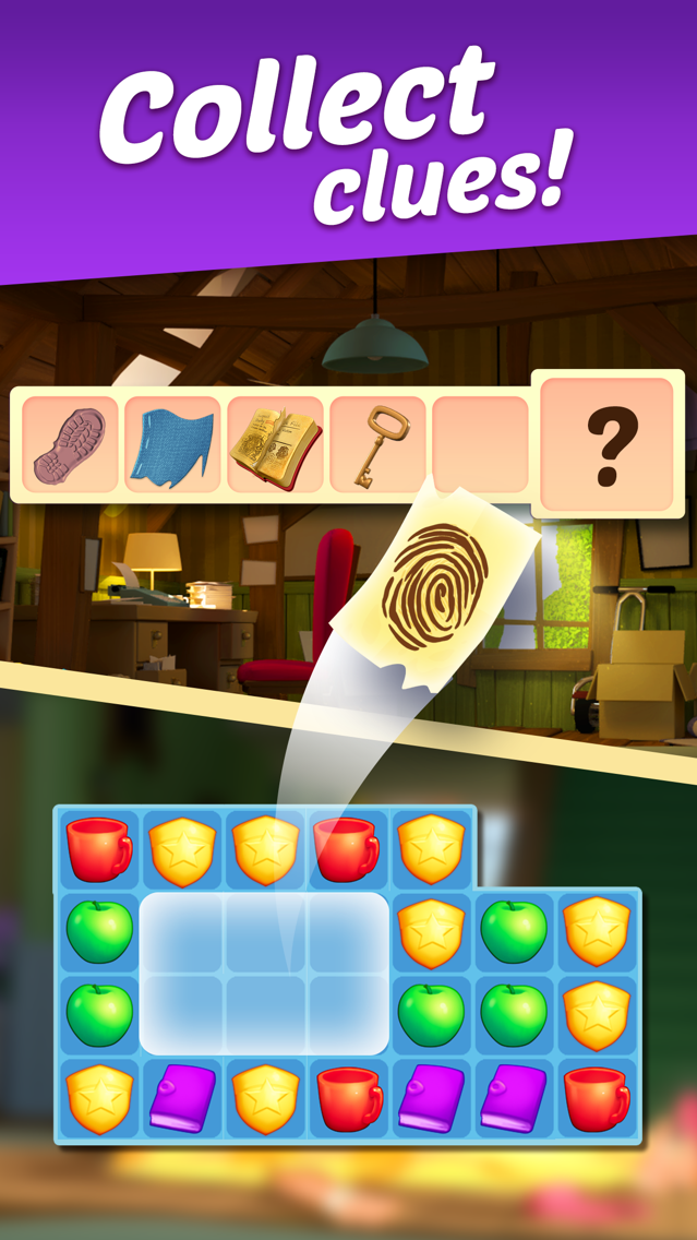 Small Town Murders Match 3 App for iPhone Free Download Small Town