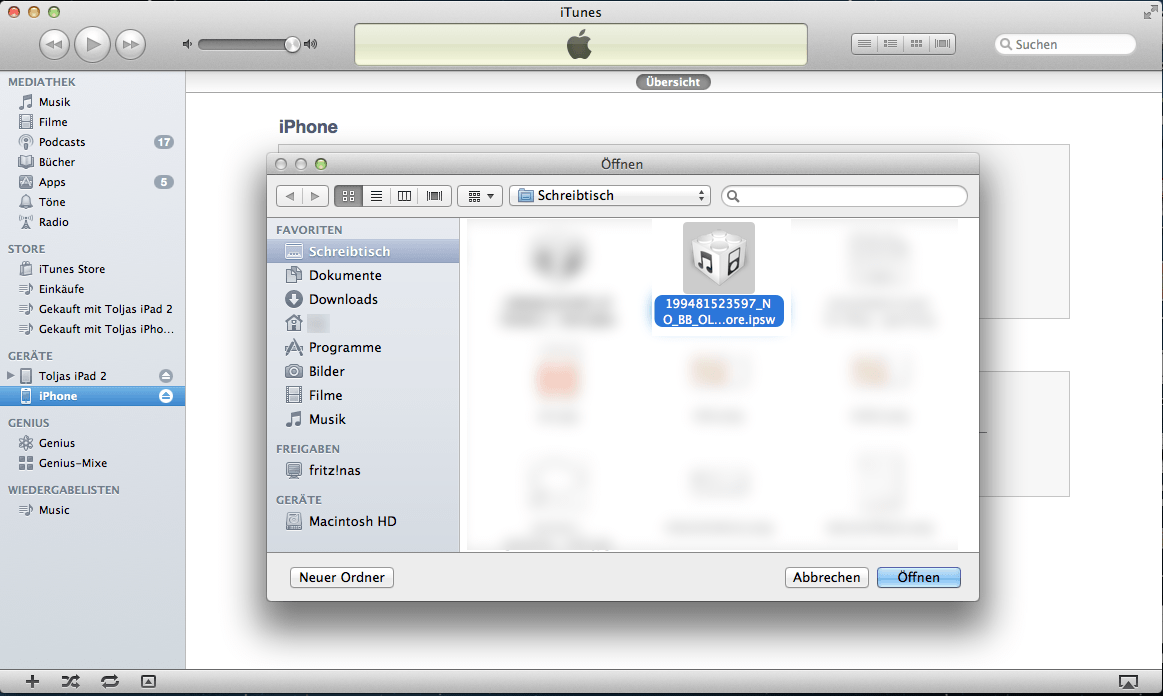 [Tutorial] Erstellung einer signierten iOS 5.1.1 Firmware für iPhone