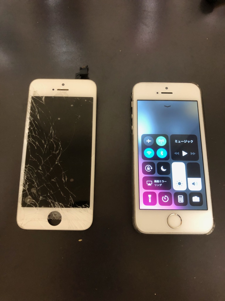 » iPhoneの画面割れ！ テープを貼ったまま使わないようにしましょう(;’∀’)