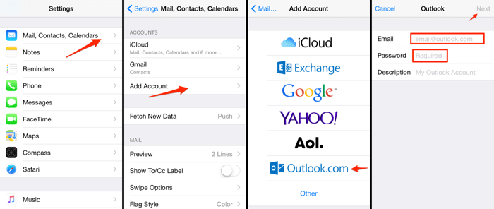 How to Add Outlook Email to iPhone (MSN, Hotmail, Live)