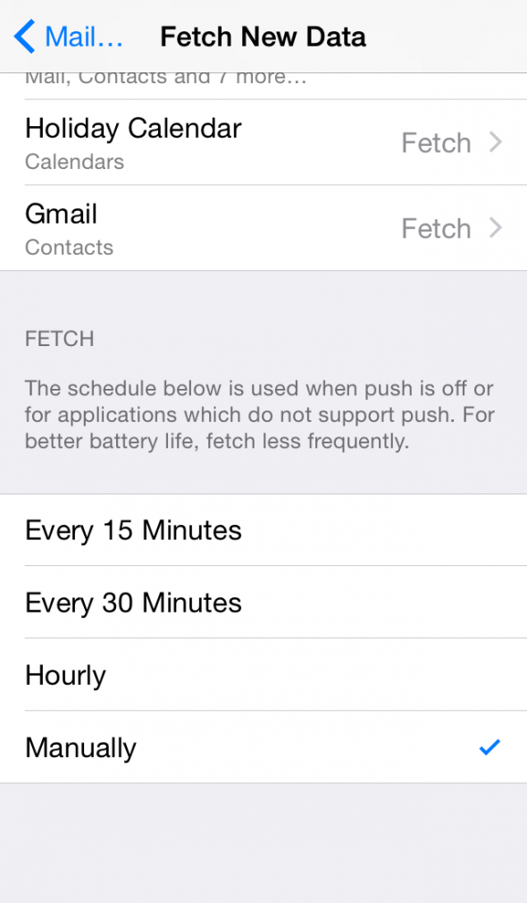 How to Turn off Push for Email on iPhone