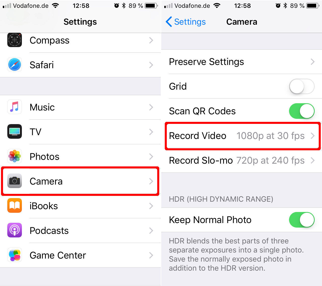 How to Change Your iPhone Video Resolution Settings