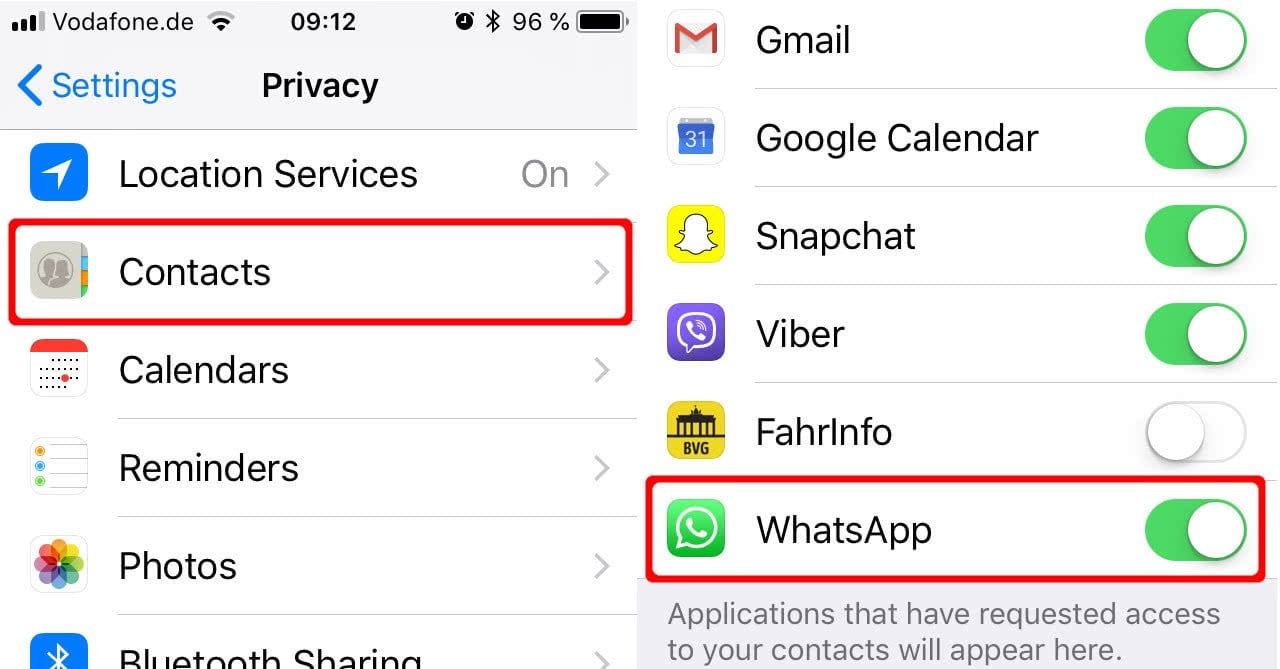 WhatsApp How To Access Your Contacts