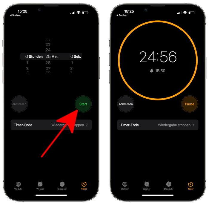 Apple Music Sleep Timer iPhoneMusik automatisch stoppen