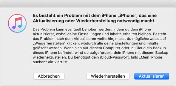iPhone Wartungszustand verwenden oder beenden! So geht's!