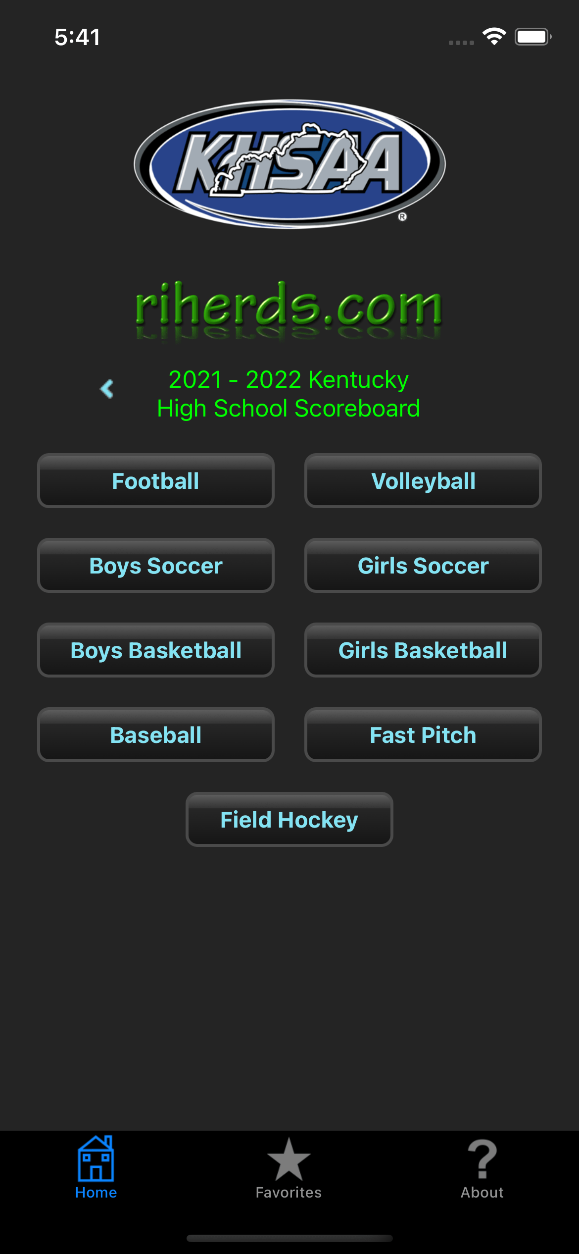 Khsaa Iphoneipad Scoreboard App