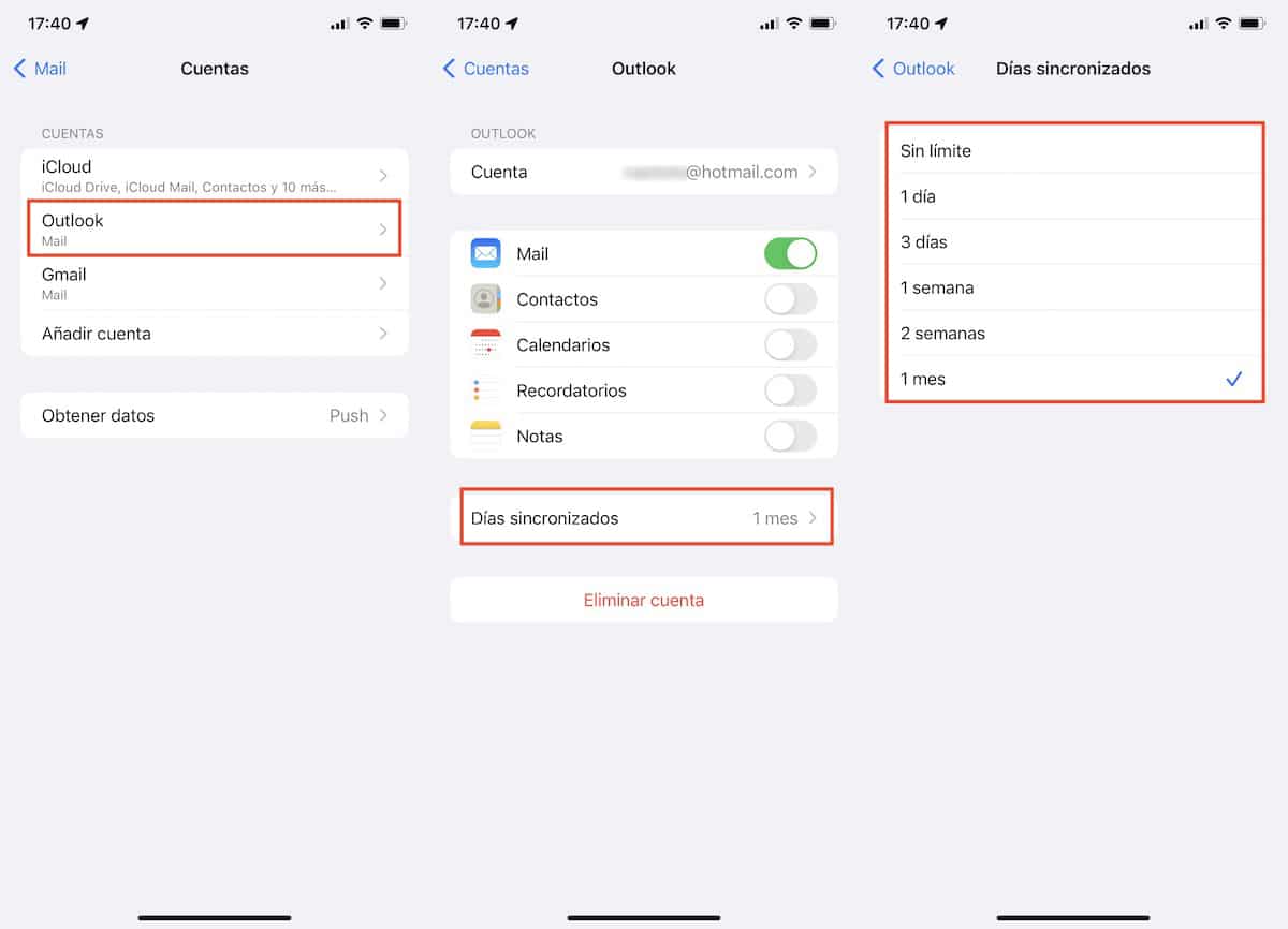 Cómo configurar Mail en el iPhone iPhoneA2