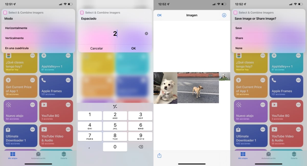 How to merge two photos on iPhone and Mac