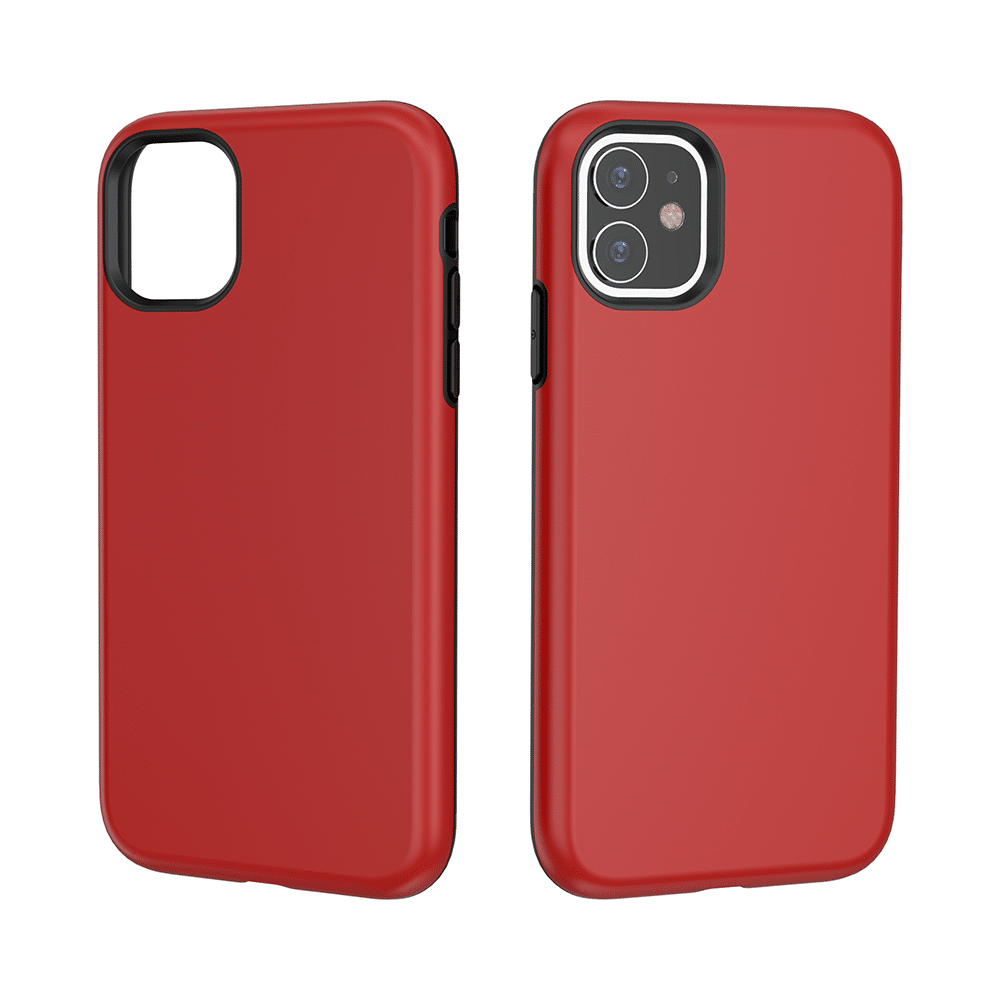 iPhone 11 Pro Red Silicone Case Shockproof iPhonecaseUK
