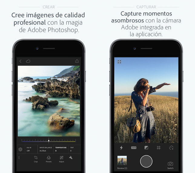 La App de edición de fotos Lightroom de Adobe se vuelve gratuita para