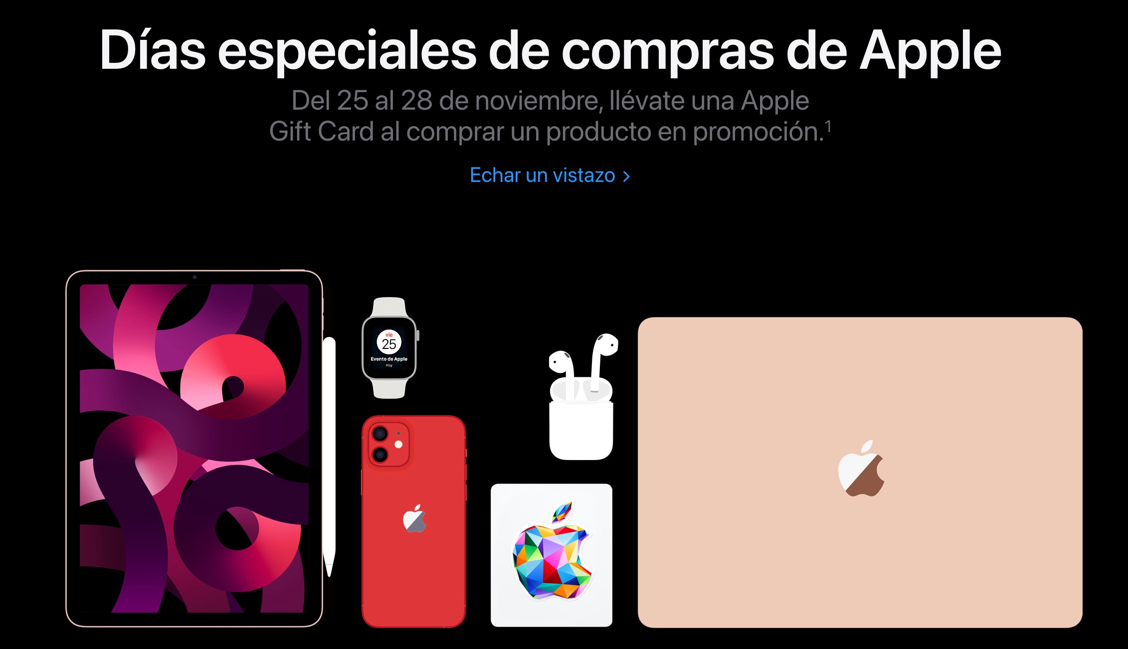 Apple publica sus propias ofertas de Black Friday en su web, pero son