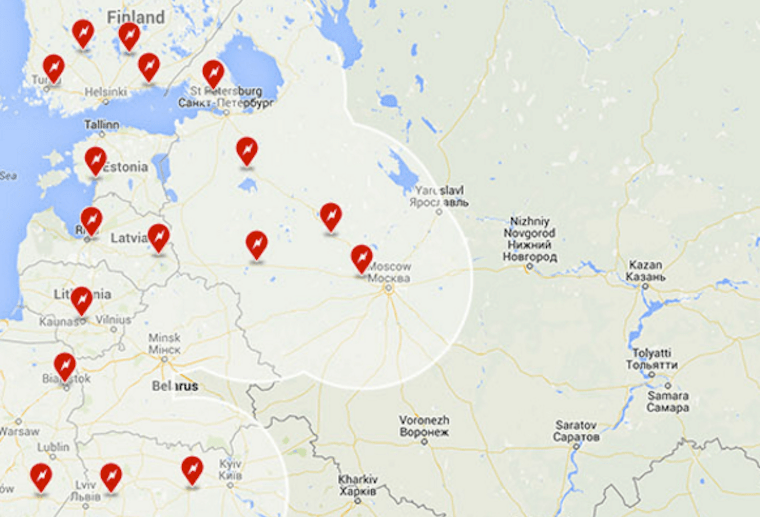 Карта заправок тесла в сша - 82 фото