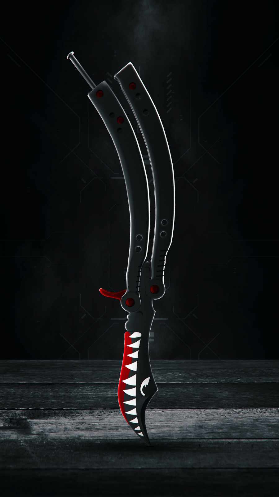 Butterfly Knife Wallpaper