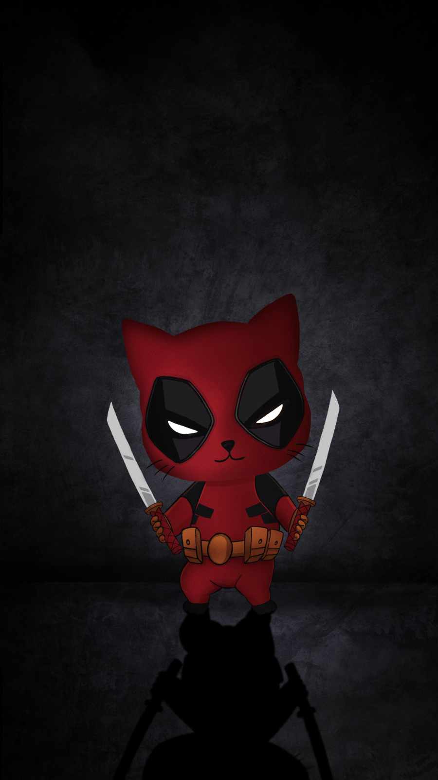 Cat Deadpool iPhone Wallpaper iPhone Wallpapers