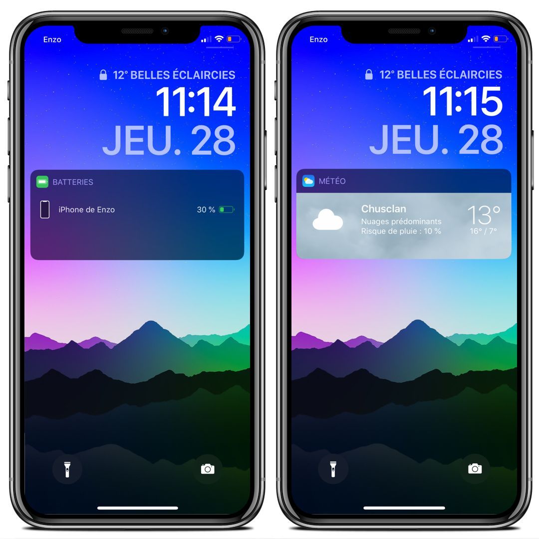 LockWidgets Affichez un widget sur votre écran de