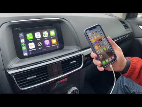 DIY Apple CarPlay & Android Auto install on Mazda CX-5 2016.5 - iPhone