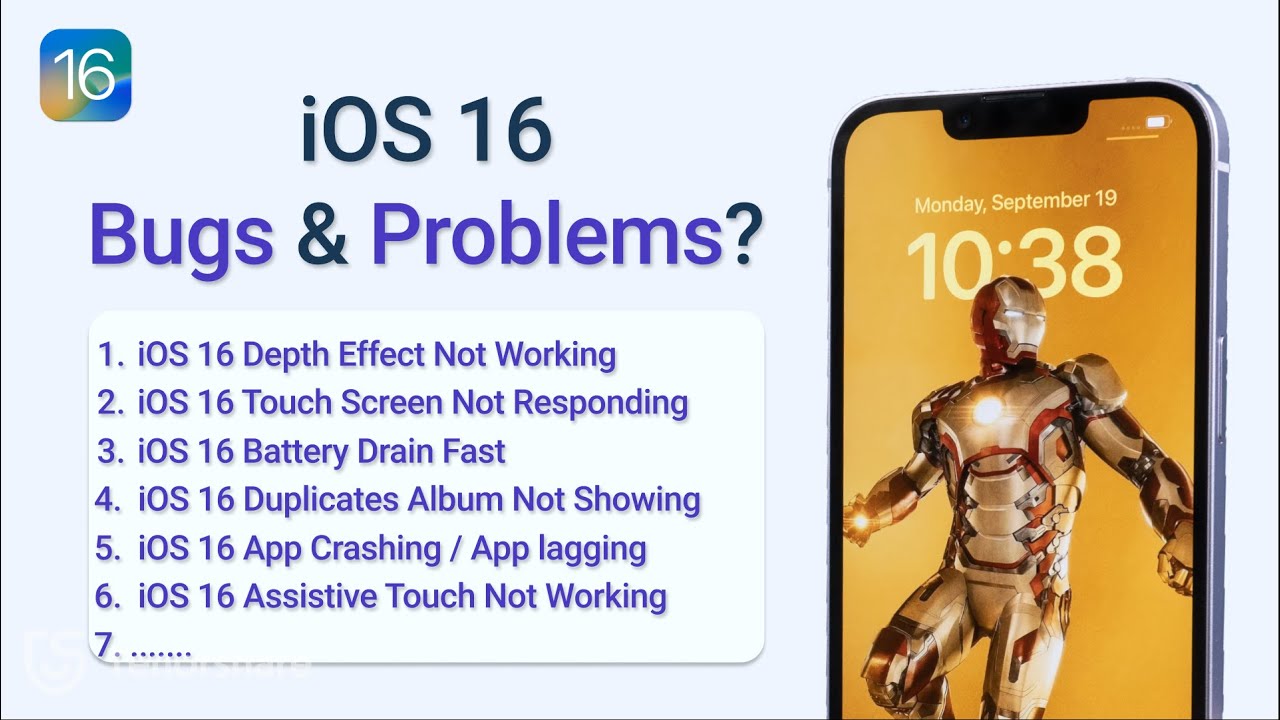 iOS 16 Bugs & Problems, Fix it in an Easy Way!!! 2022 - iPhone Wired