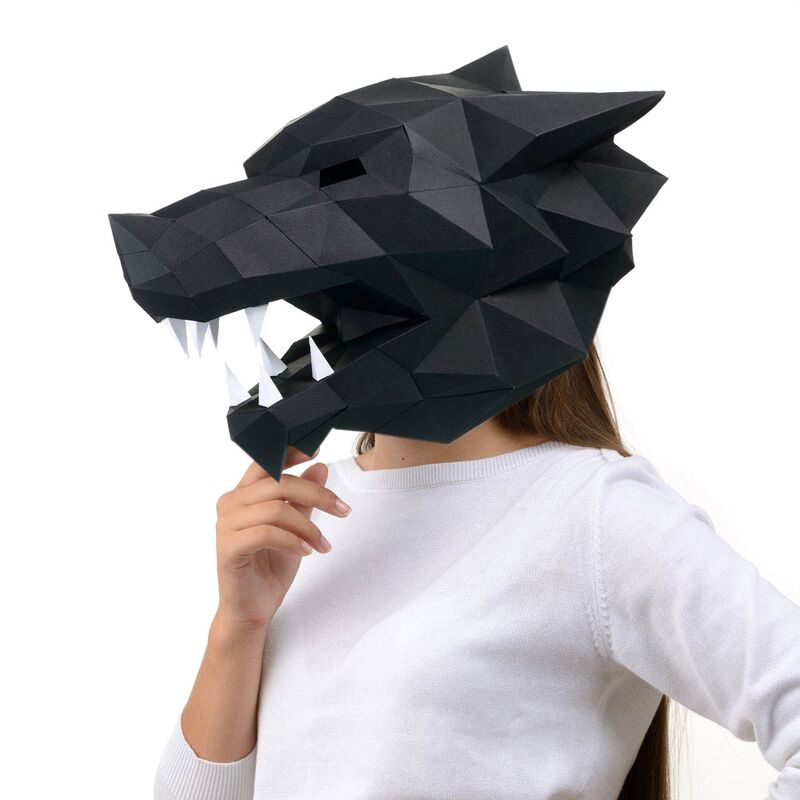 Wolf mask (black)